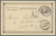 GA Hongkong: 1901. Japan 4s Brown Postal Stationery Card Cancelled By 'Shanghai/I. J.P.O.' Date Stamp ' - Andere & Zonder Classificatie