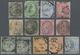 O Indien - Used Abroad: 1856/1900 (c.): Group Of 13 QV Stamps Used Abroad, With Postmarks From ADEN, B - Other & Unclassified