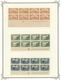 (*) Irak: 1919, Turkey Sc.590-98 Iraq Issue To Be Overprinted Printing Proofs In Bottom Margin Blocks Of - Iraq