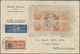 Br Syrien: 1945, President Shukri Al-Quwatli, 5pi. To 200pi., All Seven Airmail Mini Sheets, Each On Re - Syria