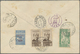 Br Syrien: 1945, President Shukri Al-Quwatli, 5pi. To 200pi., All Seven Airmail Mini Sheets, Each On Re - Syria