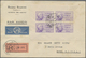 Delcampe - Br Syrien: 1945, President Shukri Al-Quwatli, 5pi. To 200pi., All Seven Airmail Mini Sheets, Each On Re - Syria