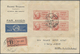 Delcampe - Br Syrien: 1945, President Shukri Al-Quwatli, 5pi. To 200pi., All Seven Airmail Mini Sheets, Each On Re - Syria