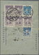 GA China - Ganzsachen: 1949,  SYS $500 (5), $1000, $5000 Tied "SHANGHAI 16.5.49" To Reverse Of Official - Postcards