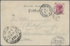 China - Incoming Mail: Hong Kong, 1899, QV 2 C. Tied "HONG KONG E DE 22 98" To Ppc (german Protected - Other & Unclassified