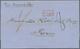 Br China - Besonderheiten: 1857. Stampless Envelope Dated 'Shanghai 6th Feb 1857' Addressed To France C - Andere & Zonder Classificatie