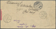 Br China - Besonderheiten: 1900. R-Brief Mit Seltener Mischfrankatur Aus Vorläufer Und 1. Tsingtau-Ausg - Other & Unclassified