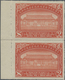 (*) China - Besonderheiten: Revenues, 1940s, Cigarette Tax, $2 Vermilion, A Vertical Left Margin Pair, U - Other & Unclassified