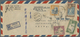 Br China - Besonderheiten: Incoming Mail, 1949, Jamaica, KGVI 7 Sh. 9d Frank Tied "KINGSTON JAMAICA REG - Andere & Zonder Classificatie