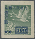 (*) China - Volksrepublik: 1950, $100 / 50 C. Geese, Clear Mirror Imprint Of Surcharge On Reverse, Unuse - Other & Unclassified