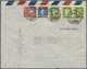 Br China - Volksrepublik - Provinzen: East China, 1949, Covers (4) Mostly From Final Series To USA (2), - Other & Unclassified