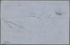Br Französisch-Indien: 1868, 80c. Rose "Eagle", Single Franking On Lettersheet From Pondicherry To Mars - Brieven En Documenten