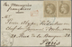 Br Französisch-Indien: 1872. Envelope Addressed To France Bearing French General Colonies Yvert 9, 30c - Brieven En Documenten