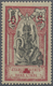 * Französisch-Indien: 1916, Red Cross, 10c. Carmine/black Showing Variety "5 0" Inverted At Top Of Sta - Unused Stamps