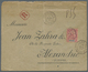 Br Französisch-Indochina: 1893. Registered Envelope (opening Faults And Vertical Crease) To Egypt Beari - Brieven En Documenten