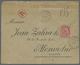 Br Französisch-Indochina: 1893. Registered Envelope (opening Faults And Vertical Crease) To Egypt Beari - Covers & Documents