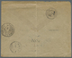 Br Französisch-Indochina: 1893. Registered Envelope (opening Faults And Vertical Crease) To Egypt Beari - Brieven En Documenten