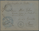 Br Französisch-Indochina: 1893. Stampless Envelope Addressed To Paris Endorsed 'Corps D 'Occupation Du - Brieven En Documenten