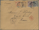 Br Französisch-Indochina: 1894. Registered Envelope (roughly Opened) To France Bearing Lndo-China Yvert - Brieven En Documenten