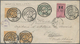 GA Französisch-Indochina: 1895, Netherlands, Registered Postal Stationery Envelope 12½c Grey Upgraded W - Brieven En Documenten