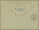 GA Französisch-Indochina: 1897. Registered Indo-China Postal Stationery Envelope 15c Blue Upgraded With - Covers & Documents