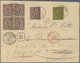 Br Französisch-Indochina: 1900. Registered Envelope Addressed To Algeria Bearing Indo-China SG 8, 4c Pu - Brieven En Documenten