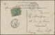 Br Französisch-Indochina: 1906. Picture Post Card Of 'Angkor-Thom ' Addressed To France Bearing Indo-Ch - Covers & Documents