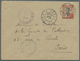 GA Französisch-Indochina: 1913. Postal Stationery Envelope 10c Red Addressed To Paris Cancelled By 'Pos - Brieven En Documenten