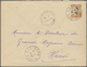 GA Französisch-Indochina: 1923. Postal Stationery Envelope 4c Orange Addressed To Hanoi Cancelled By 'P - Brieven En Documenten