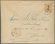 GA Französisch-Indochina: 1923. Postal Stationery Envelope (toned) 4c Orange Addressed To Hanoi Cancell - Brieven En Documenten