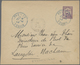 GA Französisch-Indochina: 1929. Postal Stationery Envelope 5c Violet Addressed To Lang-Son Cnacelled By - Covers & Documents