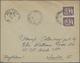 Br Französisch-Indochina: 1932. Envelope Addressed To London Bearing Lndo-China SG 175, 5c Violet (pair - Brieven En Documenten