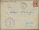 Br Französisch-Indochina: 1933. Envelope (creased, Toned) Addressed To Hai-Phong Bearing France 'Milita - Brieven En Documenten