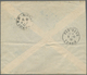 Br Französisch-Indochina: 1939. Envelope (horiz. And Vertical Fold, Shortened At Left, Minor Spots) Add - Brieven En Documenten