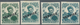 (*) Französisch-Indochina - Dienstmarken: 1934, Woman From Cambodia, Four Different Color Proofs In Four - Andere & Zonder Classificatie