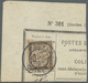 Brfst Französisch-Indochina - Portomarken: 1902. Post And Telegraph "Colis Postal" Label For Annam-Tonkin - Strafport