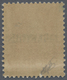 ** Französisch-Indochina - Portomarken: 1919, 2pi. On 5fr. Brick With Double Overprint And Blue Offset - Strafport