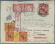 Br Französisch-Indochina - Portomarken: 1936/1937, Cover (faults) From Tasmania 22.12.36 Addressed To J - Strafport