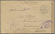 Br Französisch-Indochina - Postämter In Südchina: Canton, 1917. Censored Envelope (tear At Top) Address - Other & Unclassified