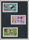 (*) Fudschaira / Fujeira: 1970, Football World Championship Mexico Complete Set In Imperf. PROOFS Affixe - Fujeira