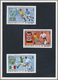 (*) Fudschaira / Fujeira: 1970, Football World Championship Mexico Complete Set In Imperf. PROOFS Affixe - Fujeira