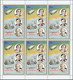 ** Fudschaira / Fujeira: 1972, 10r. Apollo 16, Perforated Issue, Complete Sheet Of Six Stamps, Unfolded - Fujeira