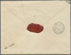 Br Holyland: 1895. Registered Envelope (vertical Tear) Addressed To France Headed 'Ecole Israelite De S - Palestina