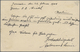 GA Holyland: 1904, German Post Postal Stationery Card 20 Para On 10 Pf. Red With Pharmacy Imprint Tied - Palestina