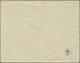 GA Holyland: 1908, JERUSALEM 20.7.-23.7., German Stationery Envelope (small Marks) With Additional Fran - Palestine