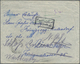 Br Holyland: 1915 “GAZA” Bilingual C.d.s. (Coles No.127) On Envelope To Germany With Several Censor Mar - Palestine