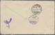 GA Holyland: 1915, Turkey Office, Postal Stationery Envelope (small Tear) 1 Pia. With Additional Franki - Palestine