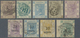 O Hongkong: 1862-82: Group Of 9 Used Stamps, Cancelled By Numeral "B62" In Black Or Blue, Or With Pen- - Andere & Zonder Classificatie