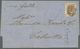 Br Hongkong: 1865, QV 8 C. Tied "B62" To Entire Folded Letter To Calcutta W. Dateline "22 June 1870", O - Other & Unclassified