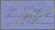 Br Hongkong: 1865, Blue Anglofrench Accounting Mark "B 1F 22 4/10 C." W. Blue "HONG KONG C JY 12 65" On - Other & Unclassified